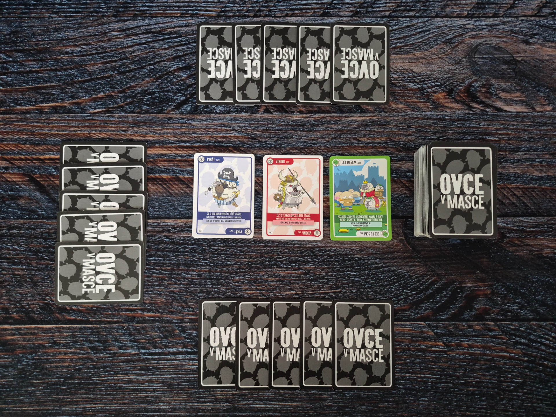 Příprava hry pro 3 hráče